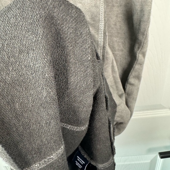 525 American Halter Terry Sweater Dress Charcoal Grey Ombré Womens Size Small - Picture 7 of 8